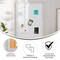 Flash Furniture Bristol 24x36 Wall Mount White Board w/Included Dry Erase Marker, 4 Magnets, and Eraser, Whitewashed HGWA-WHITE-24X36-WHTWSH-GG - alternate 4